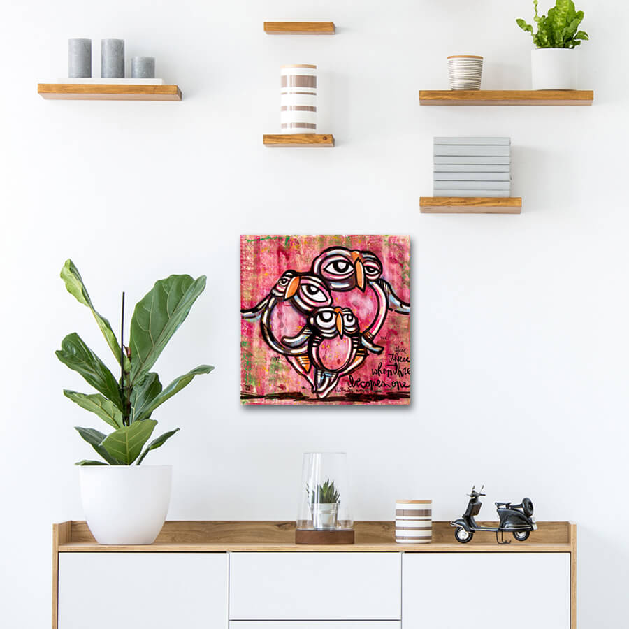 When Three Becomes One - Mineral Print